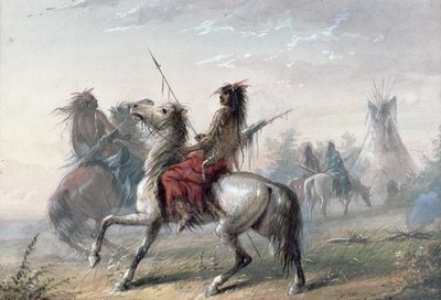 Schlangenindianer, 1837 von Alfred Jacob Miller